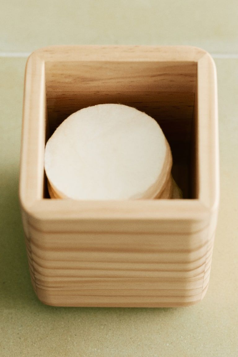 Tall Wooden Organizer Box