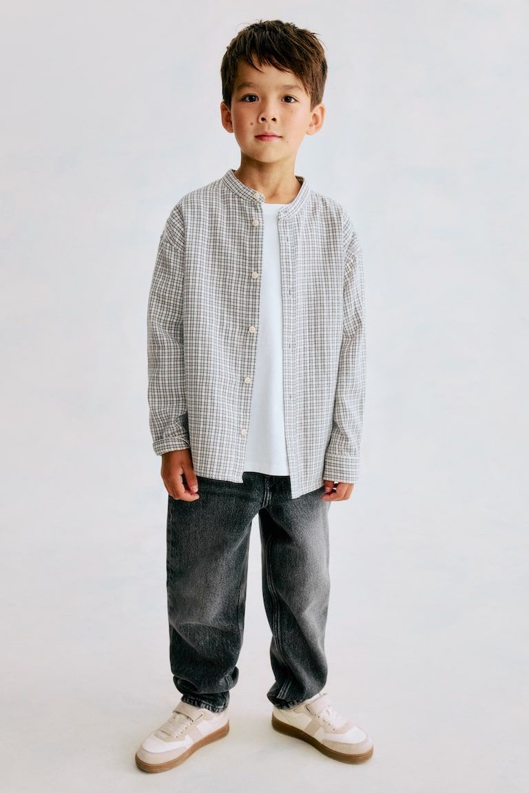 Tapered Cotton-blend Jeans