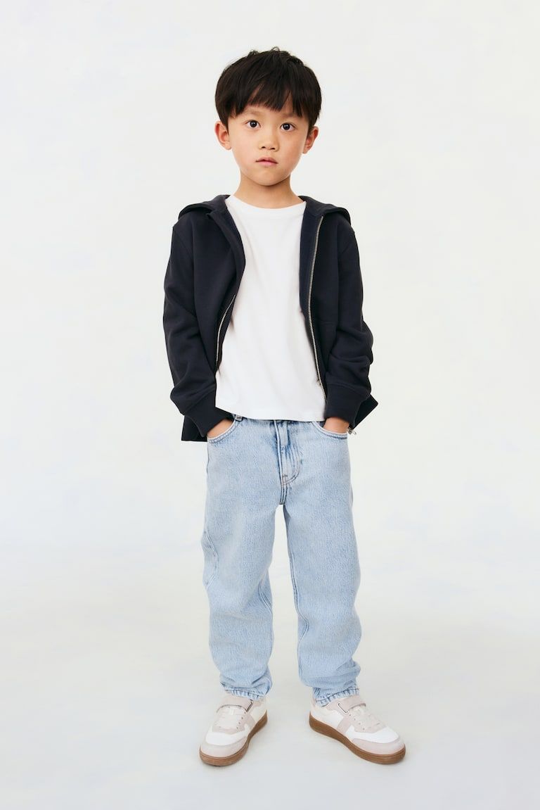 Tapered Cotton-blend Jeans