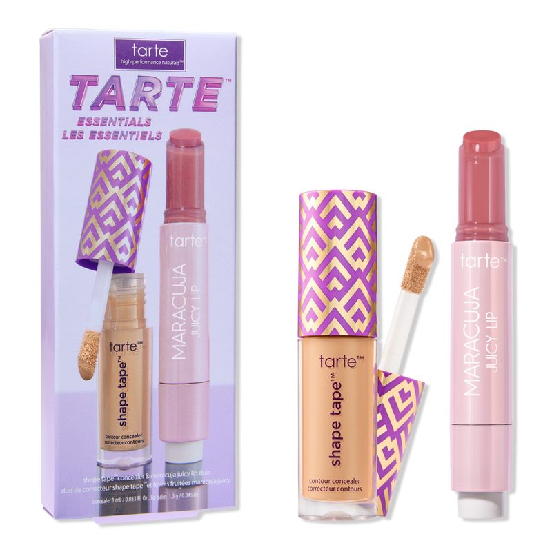 Tarte Essentials Shape Tape & Maracuja Juicy Lip Duo - 29N Light-Medium Neutral