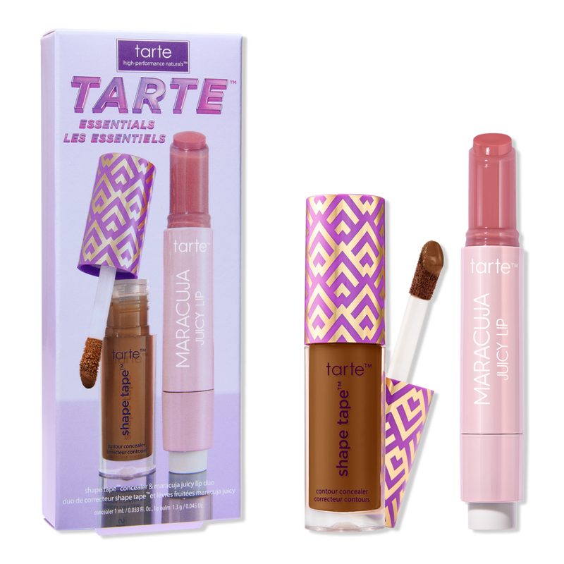 Tarte Essentials Shape Tape & Maracuja Juicy Lip Duo - 57S Rich Sand