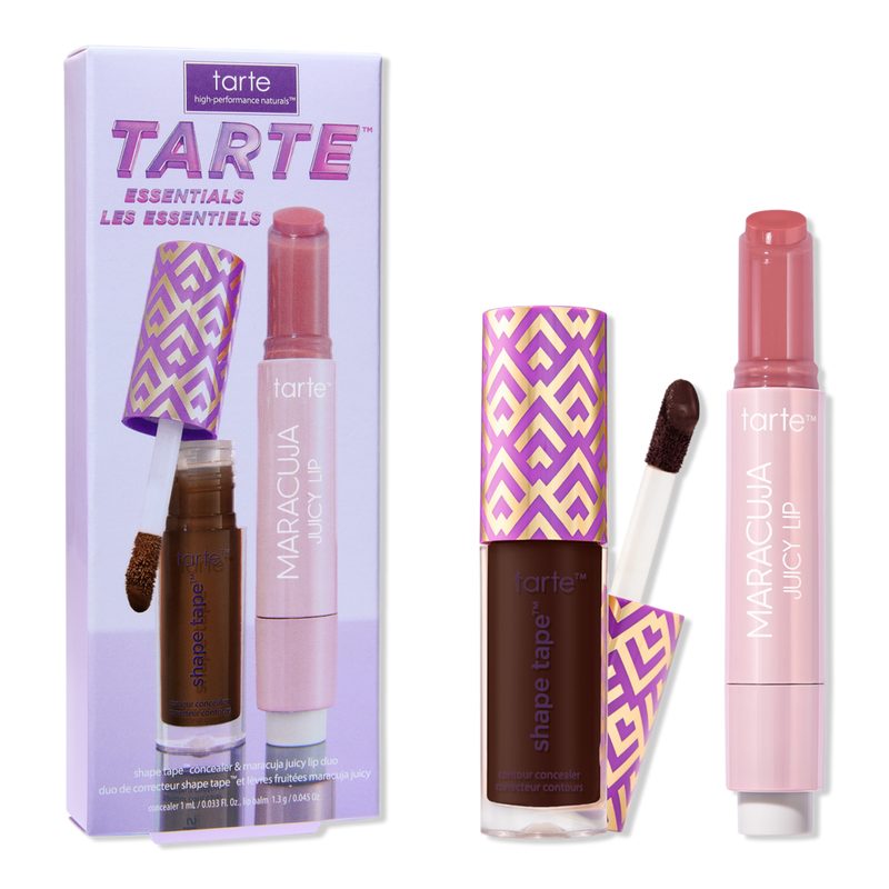 Tarte Essentials Shape Tape & Maracuja Juicy Lip Duo - 63N Espresso Neutral