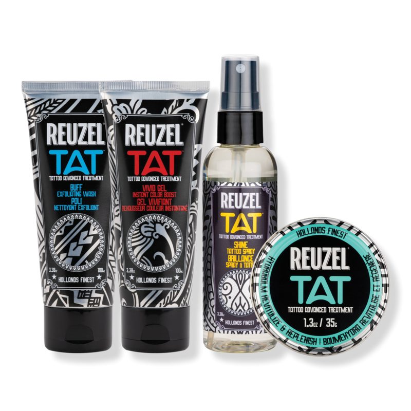 Tattoo Advanced Treatment Collection - Buff, Shine, Hydrabalm, & Vivid Gel