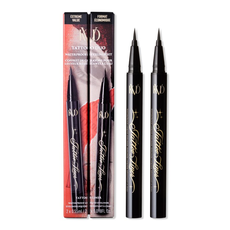Tattoo Liner Duo Waterproof Liquid Eyeliner Set