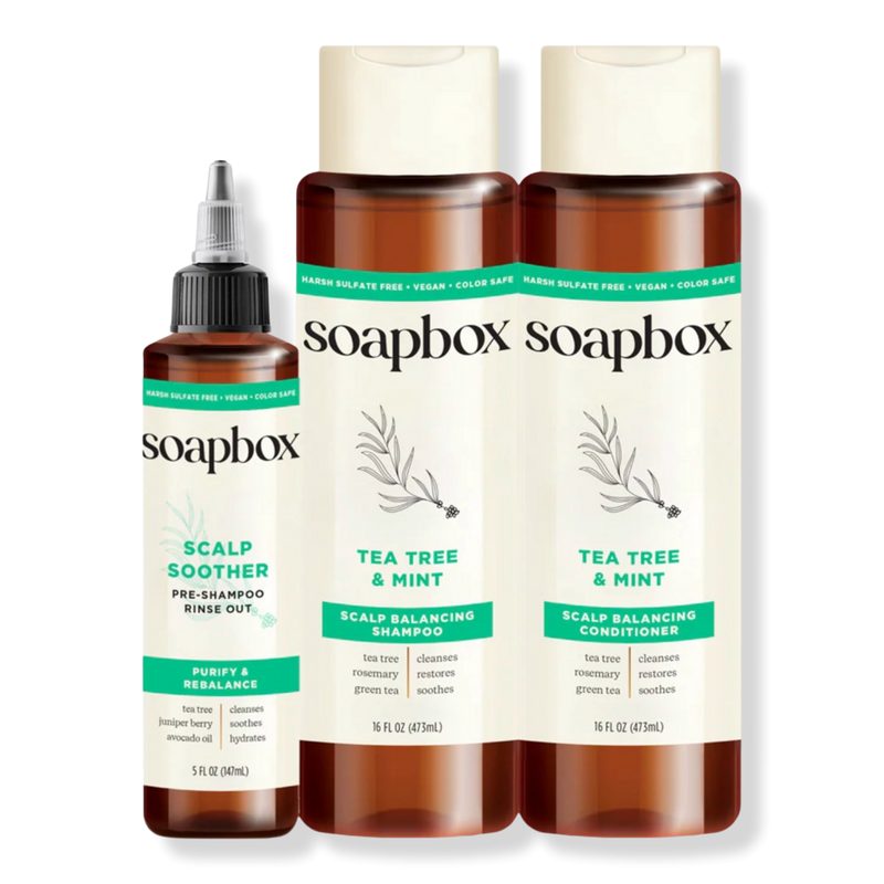Tea Tree & Mint Scalp Balancing Haircare Essentials - 16 oz