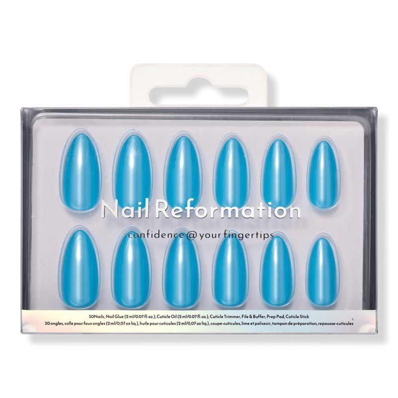 Teal Tide Press On Nails