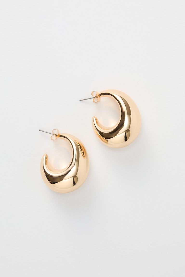 Teardrop Hoop Earrings