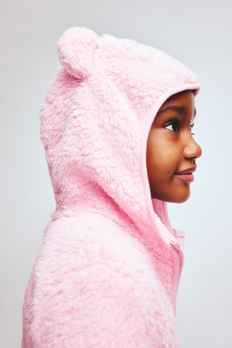 Teddy Fleece Hooded Jacket