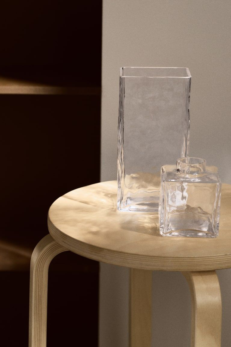 Textured-Glass Vase