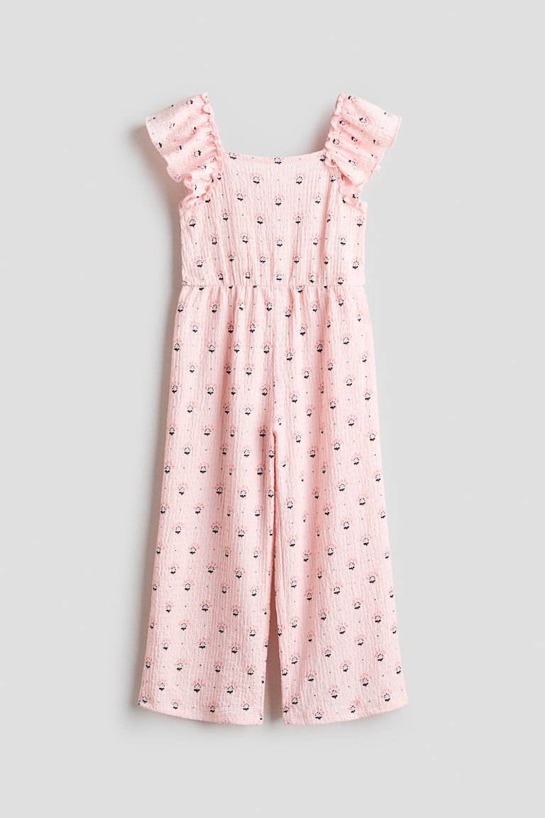 Textured Jersey Jumpsuit