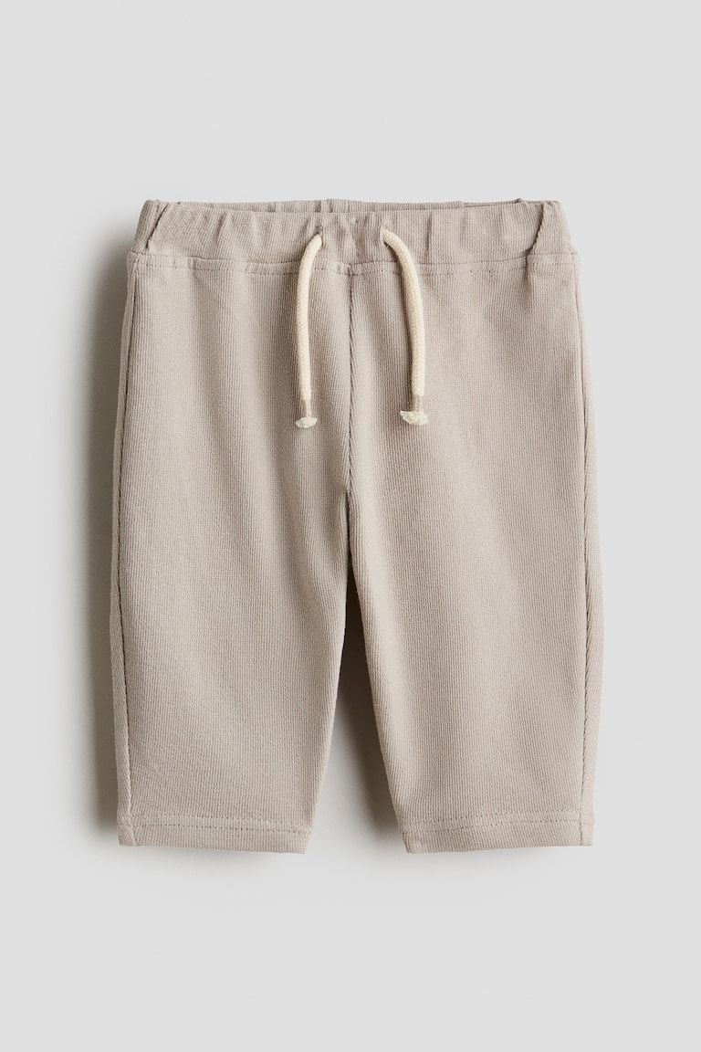 Textured Jersey Pants