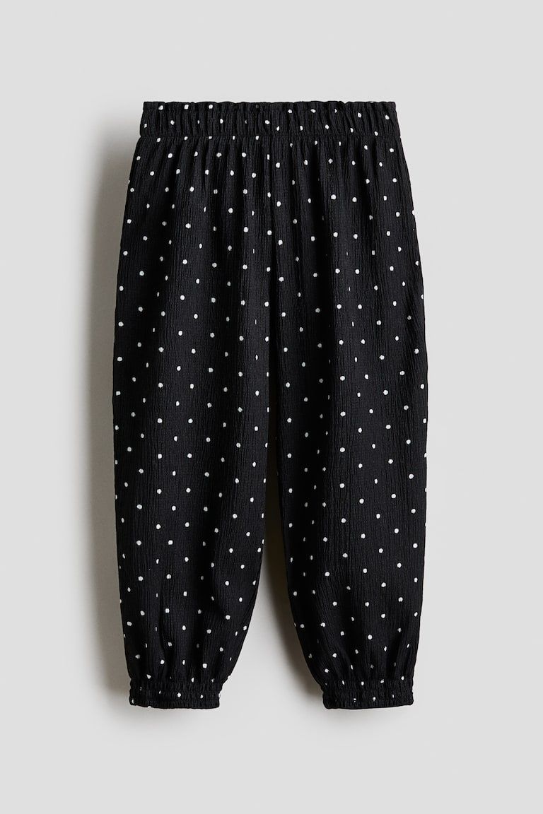Textured Jersey Pants