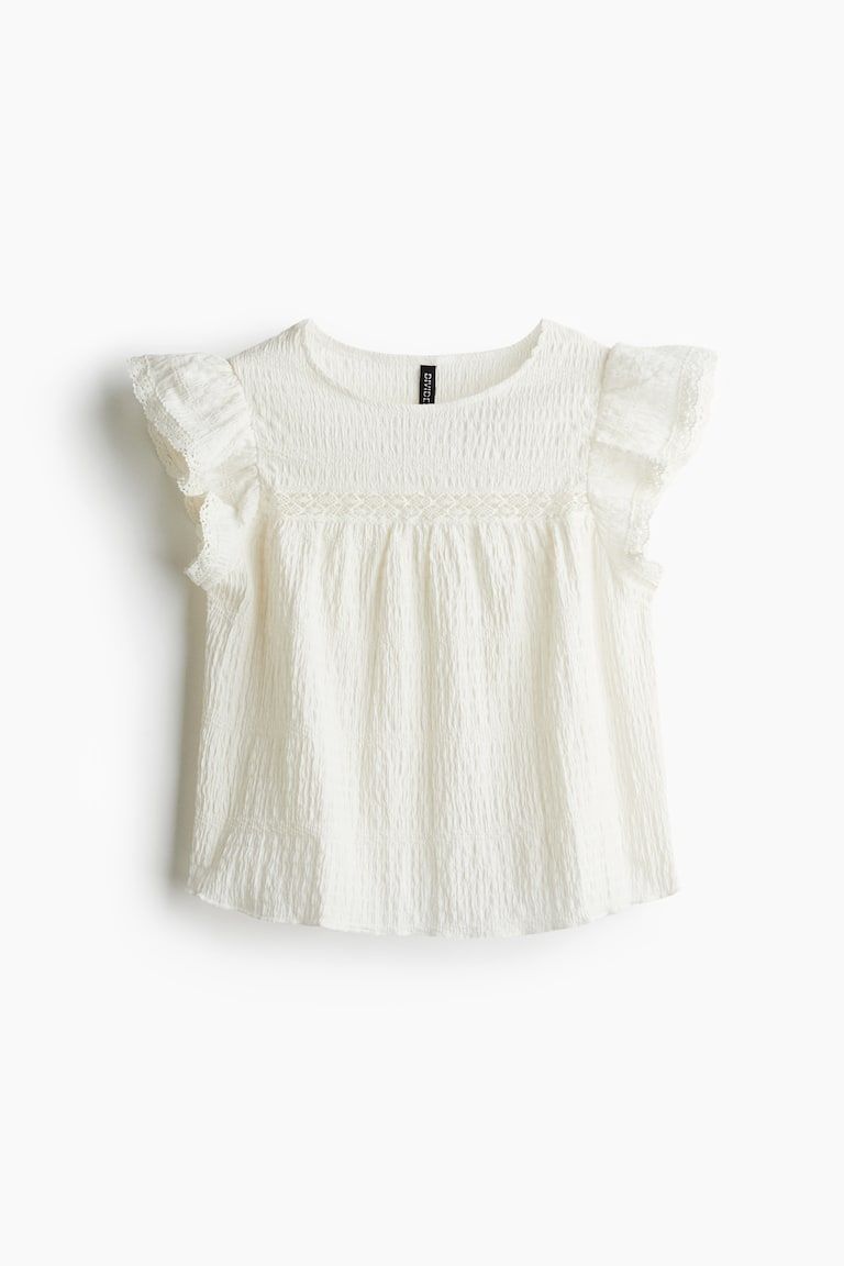 Textured Jersey Top