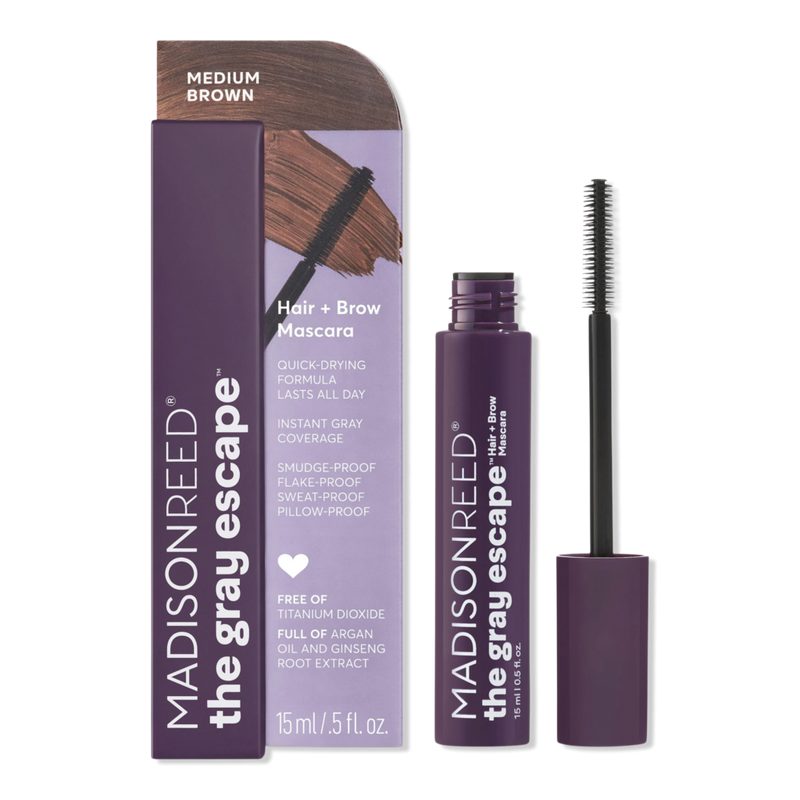 The Gray Escape Hair and Brow Mascara - Medium Brown