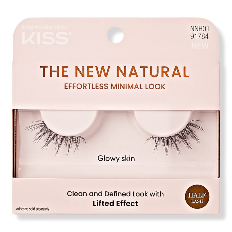 The New Natural False Eyelashes, Glowy Skin