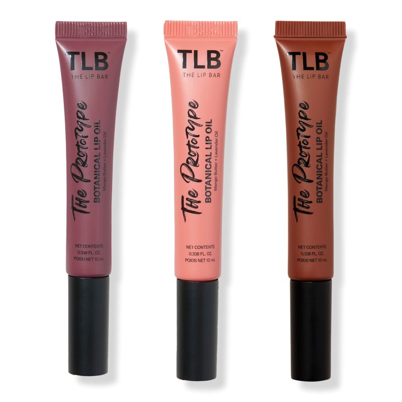 The Prototype Botanical Lip Oil Trio Set