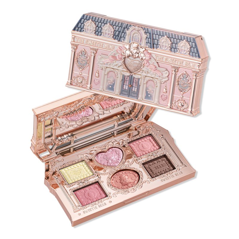 The Sweetie Bear Collection 6-Color Makeup Palette - 02 Strawberry Milk