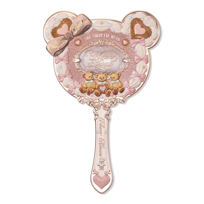 The Sweetie Bear Collection Hand Mirror - Creamy Pink