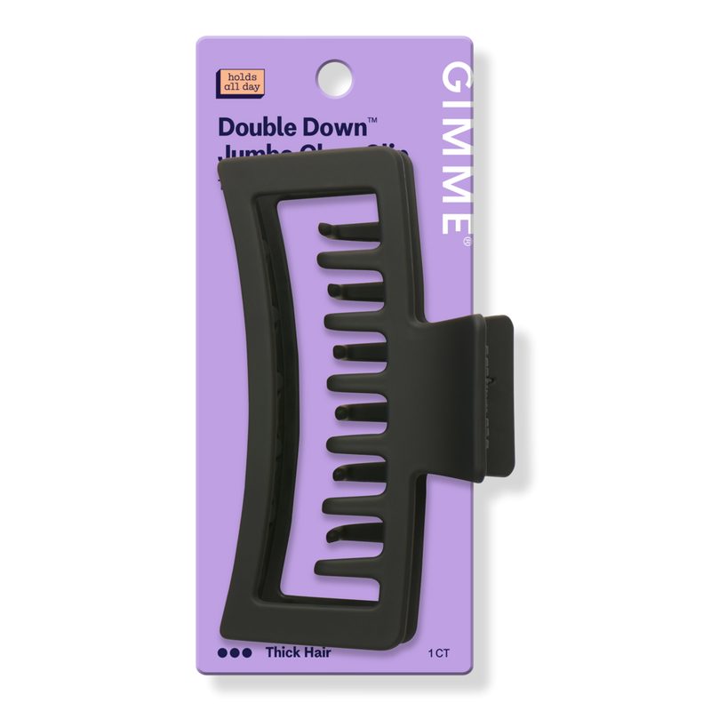 Thick Hair XL Black Claw Clip