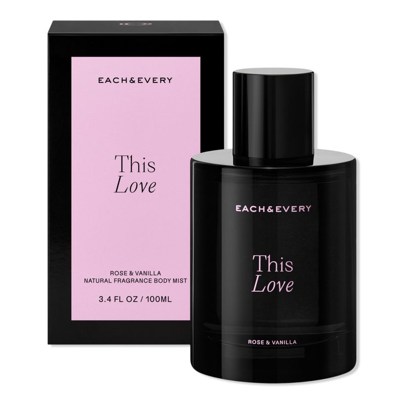 This Love Rose & Vanilla Natural Fragrance Body & Hair Mist