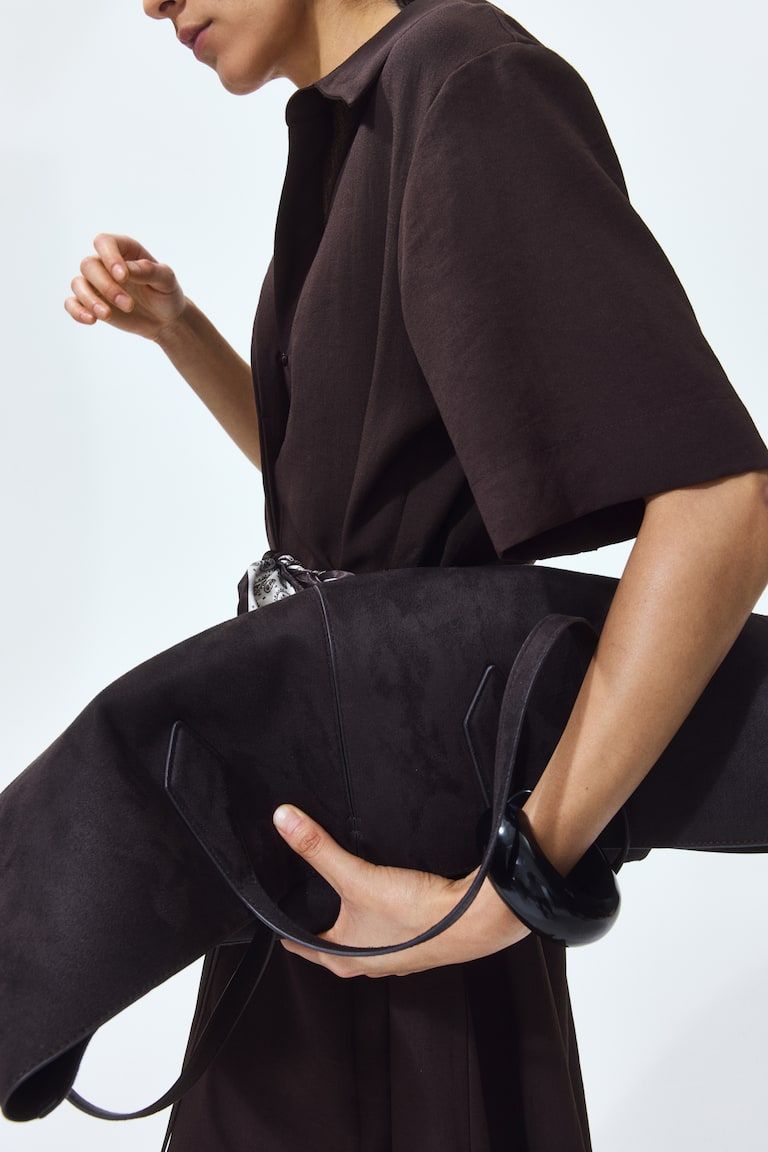Tie-Belt Shirt Dress