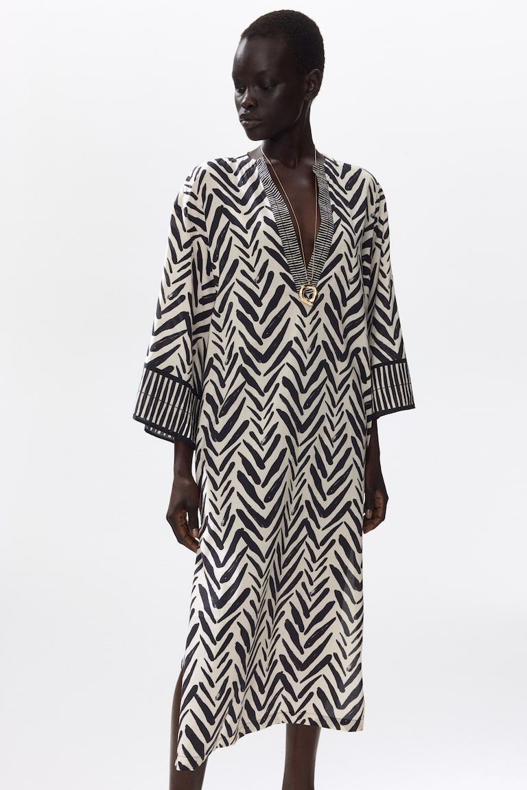 Tie-Belt Tunic Dress
