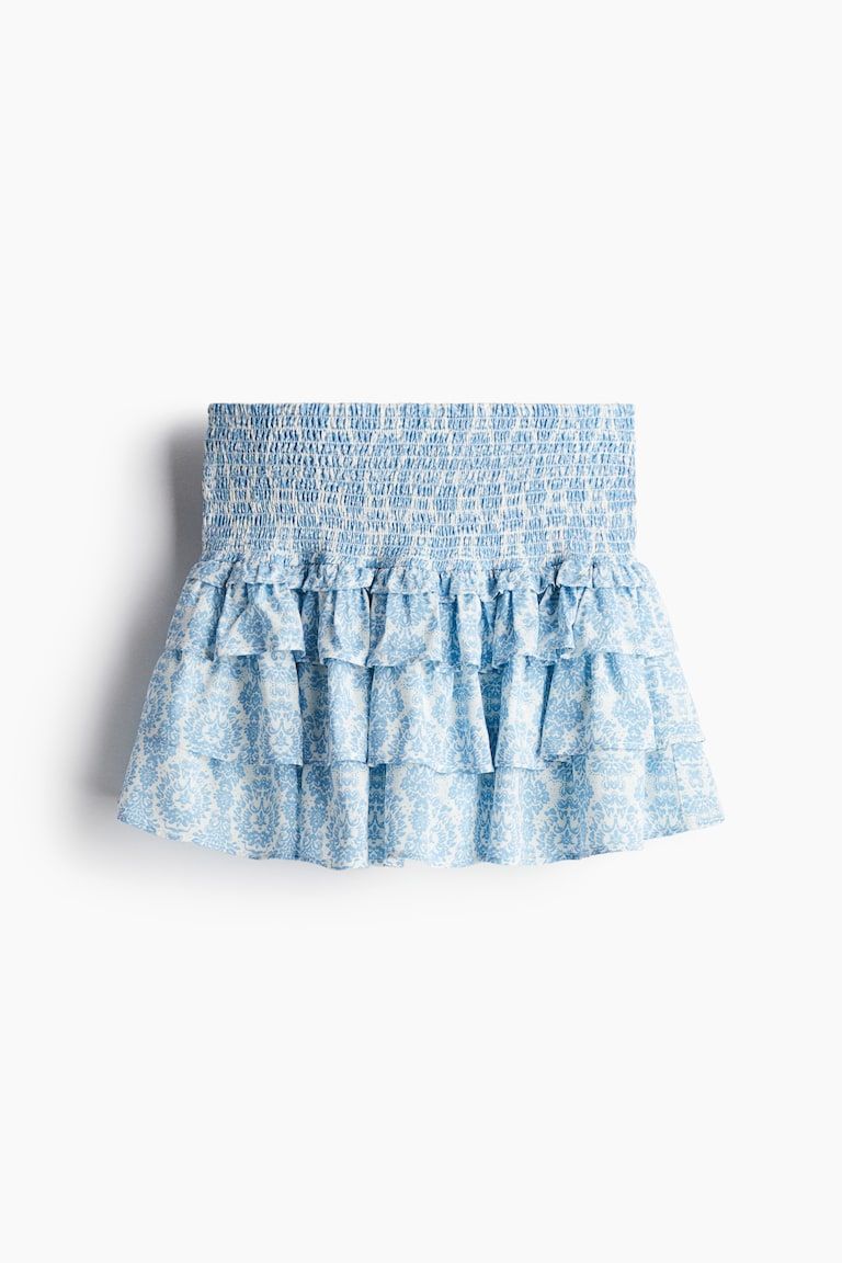 Tiered Mini Skirt
