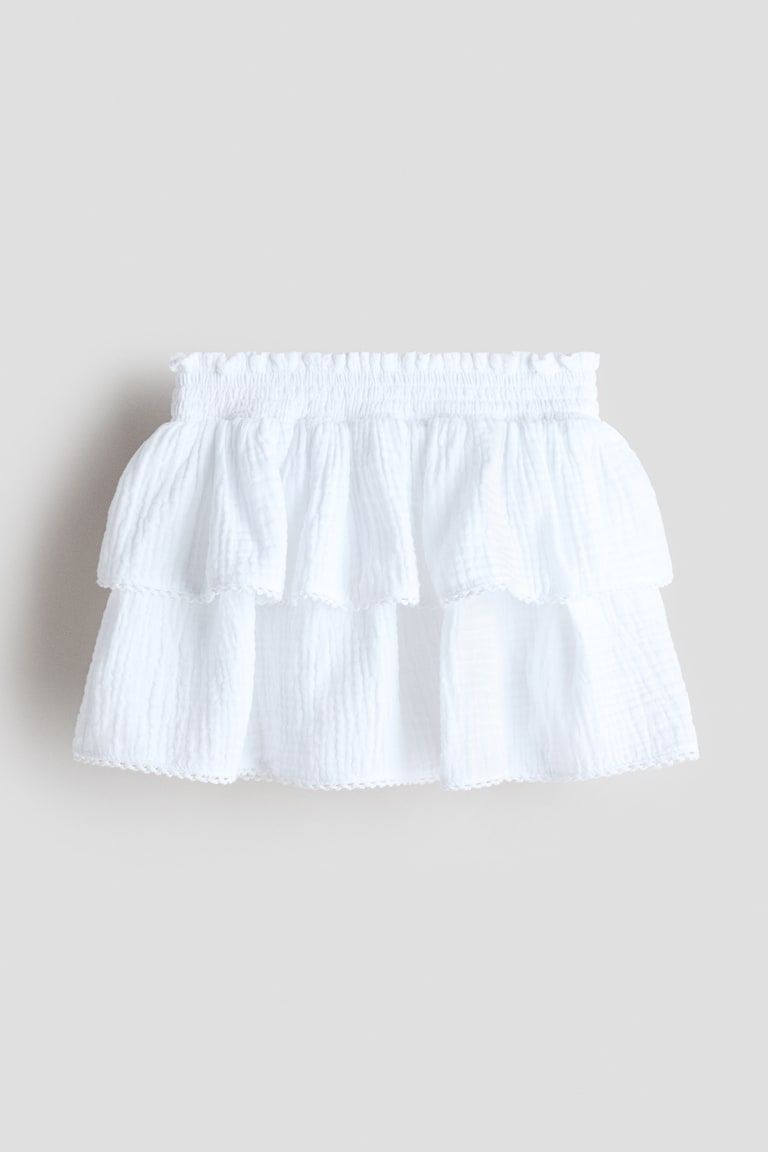 Tiered Muslin Skirt