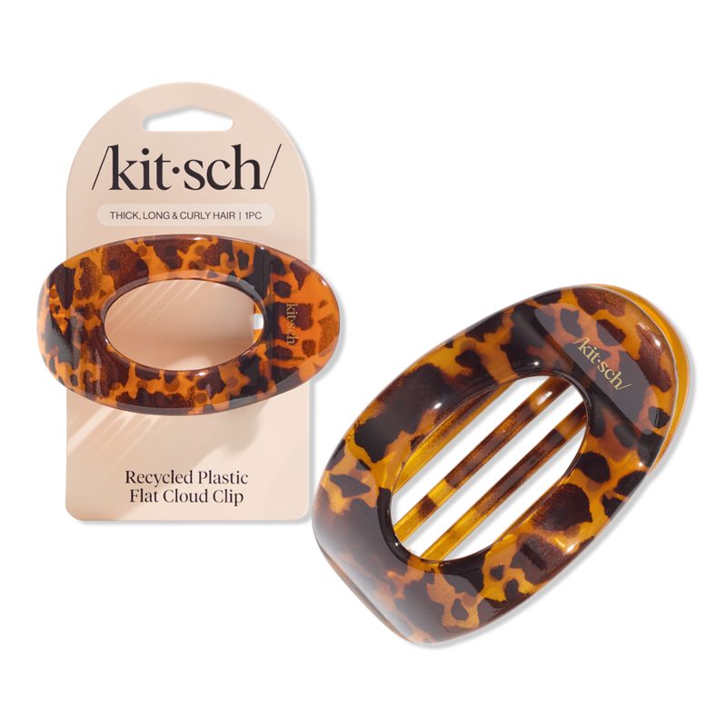 Tortoise Cloud Flat Claw Clip - Large