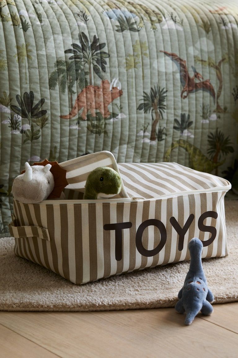 Toy Storage Basket with Lid