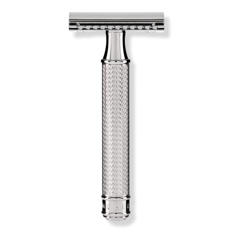 Traditional Chrome Safety Razor - Closed Comb - Chrome