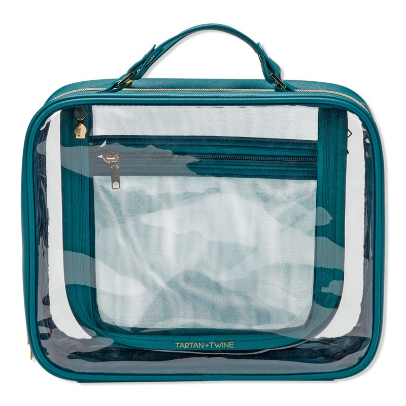 Transparent Teal Deluxe Weekender