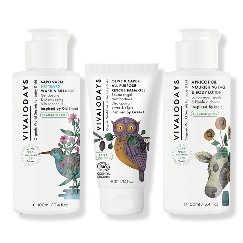 Travel Set 3-Step Ritual for Extra Sensitive Skin: Cleanse, Hydrate, Soothe