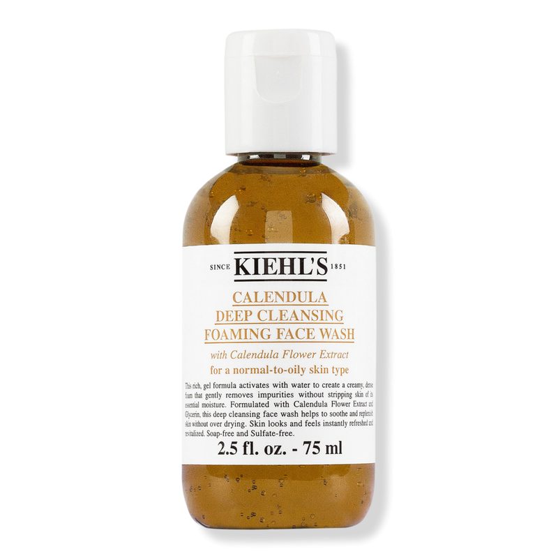 Travel Size Calendula Deep Cleansing Foaming Face Wash