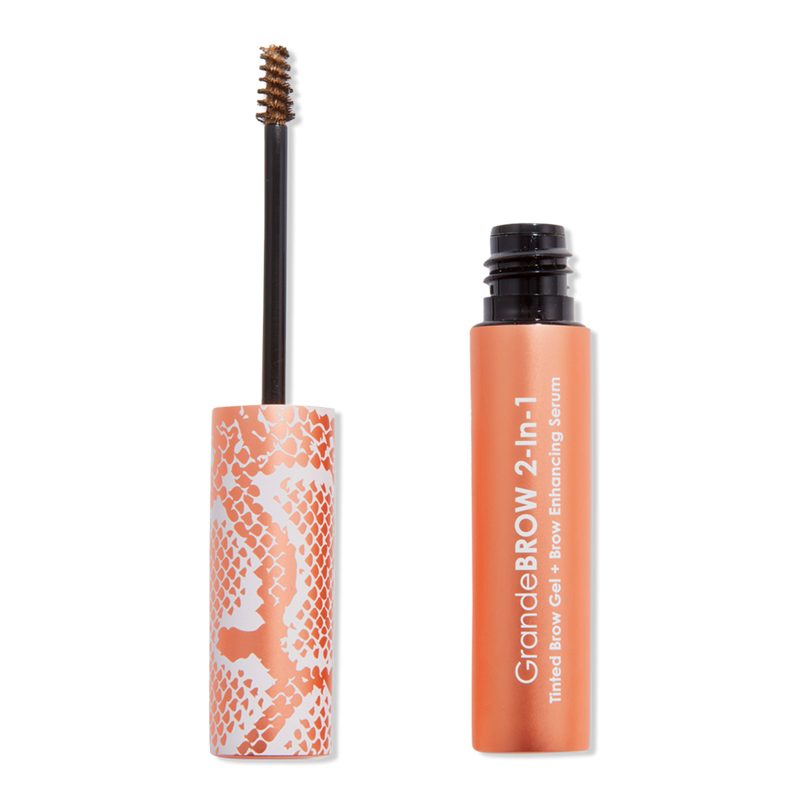 Travel Size GrandeBROW 2-In-1 Tinted Brow Gel + Brow Enhancing Serum - Light