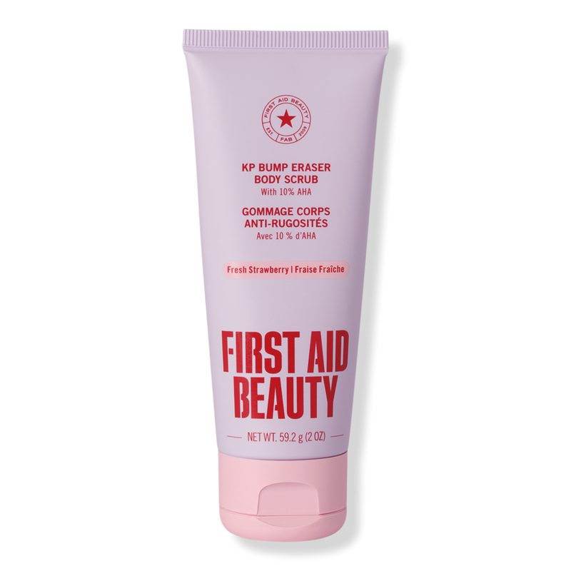 Travel Size KP Bump Eraser Body Scrub with 10% AHA - Fresh Strawberry