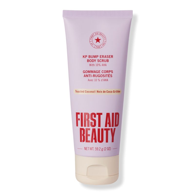 Travel Size KP Bump Eraser Body Scrub with 10% AHA - Toasted Coconut
