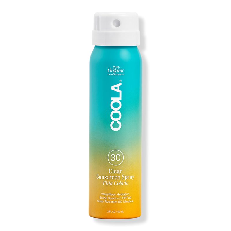 Travel Size Piña Colada Classic Body Organic Sunscreen Spray SPF 30