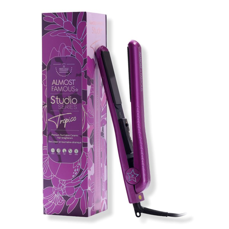 Tropico Tourmaline Ceramic Limited Print Flat Iron - Purple