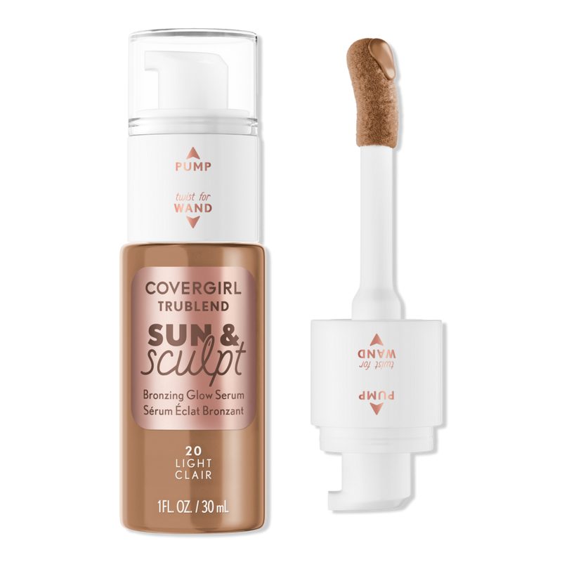 TruBlend Sun & Sculpt Bronzing Glow Serum - Light
