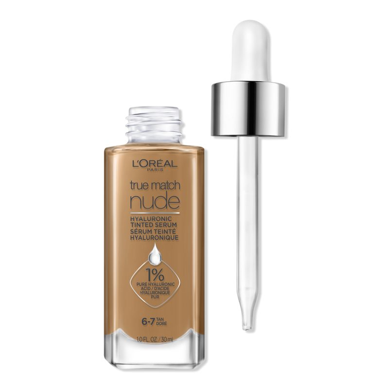 True Match Nude Hyaluronic Tinted Serum - 6-7 Tan