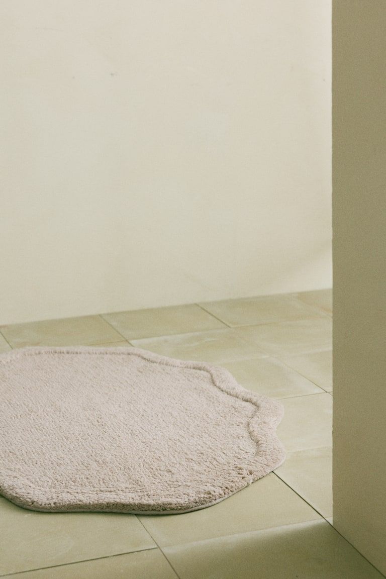 Tufted Cotton Bath Mat