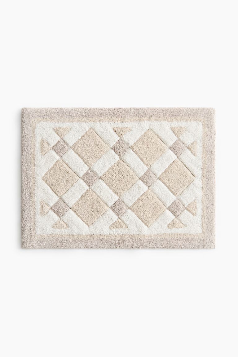 Tufted Cotton Bath Mat