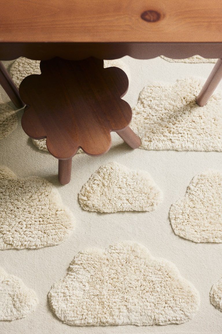Tufted Cotton Canvas Rug