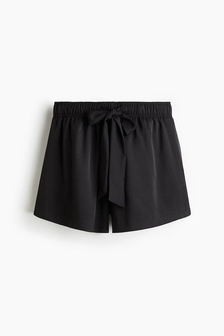 Twill Drawstring Shorts