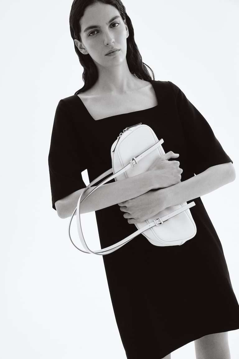 Twill Shift Dress