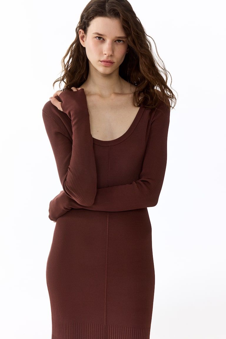 Twist-Detail Dress