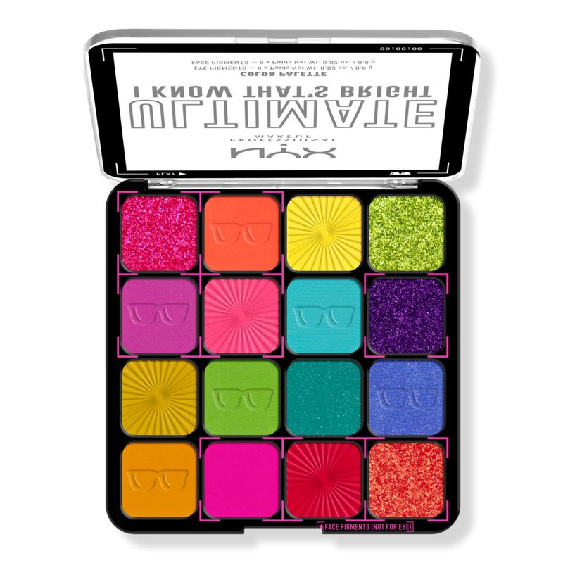 Ultimate Color Shadow Palette I Know That's Bright