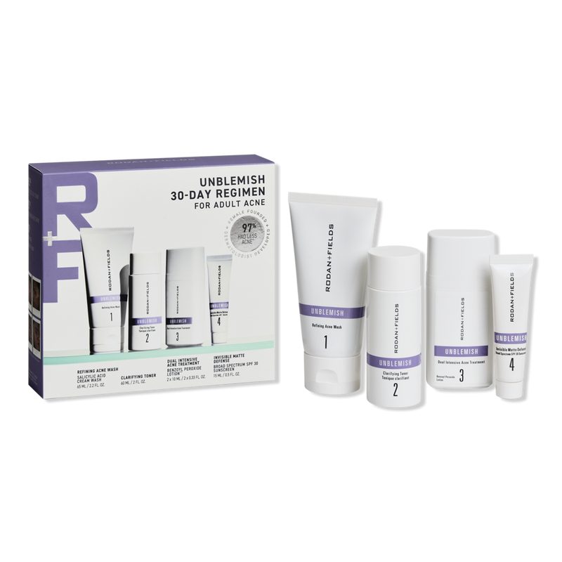 Unblemish 30-Day Regimen for Adult Acne