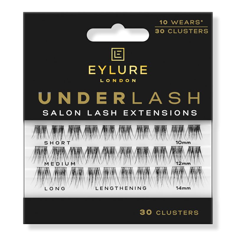 Underlash Lengthening Cluster Eyelashes